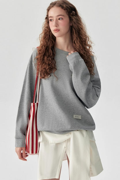 Fashion Cross-Shoulder Sweatshirt