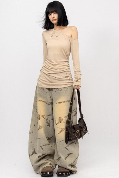 Lightweight Slanted Shoulder Base Top