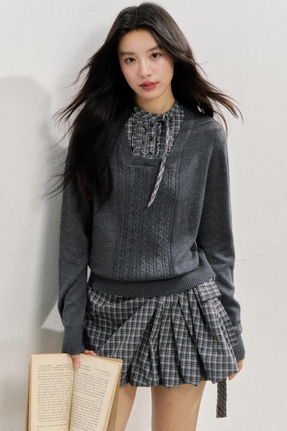 Elegant High Waist Skirt