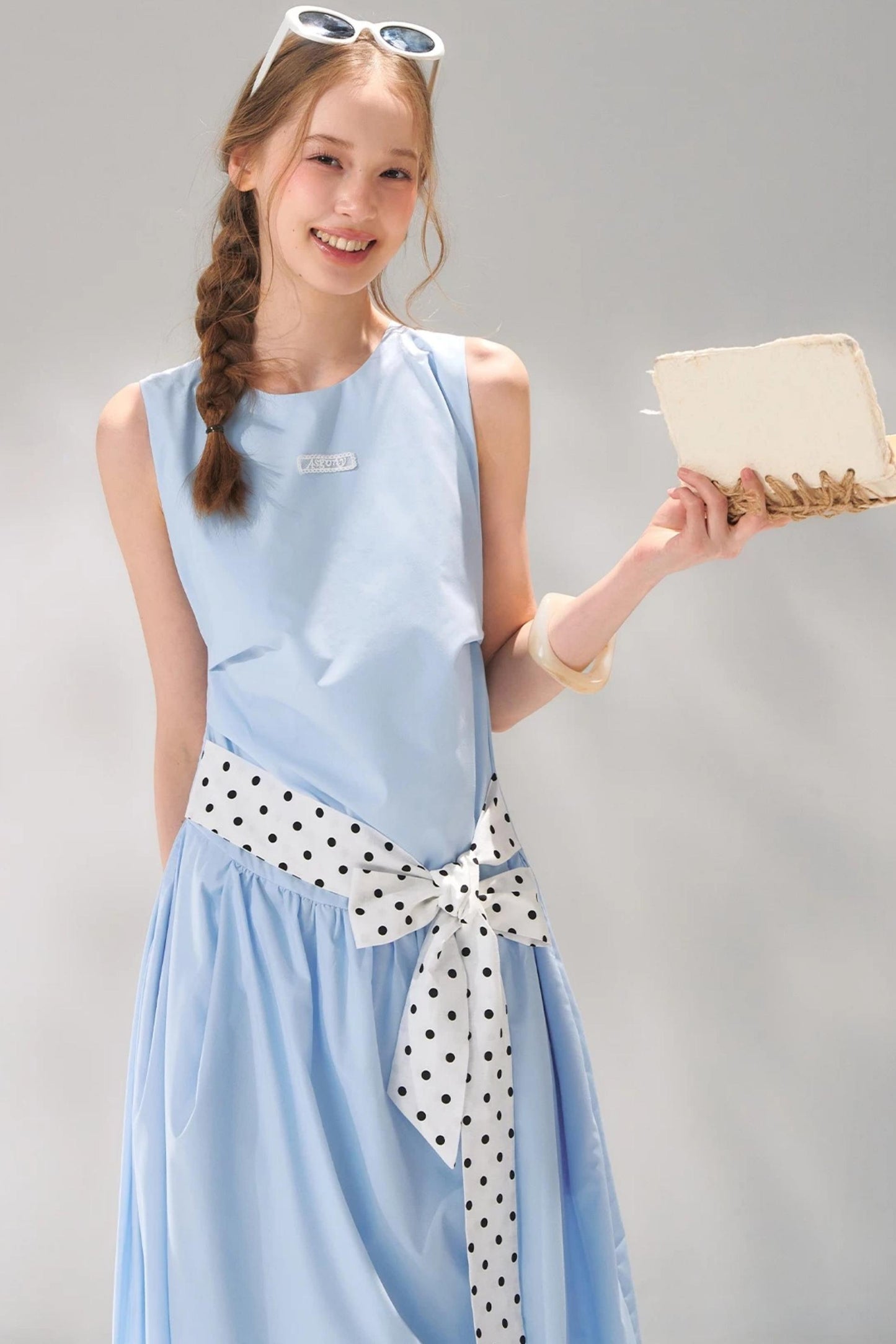 Polka Dot Floral Dress