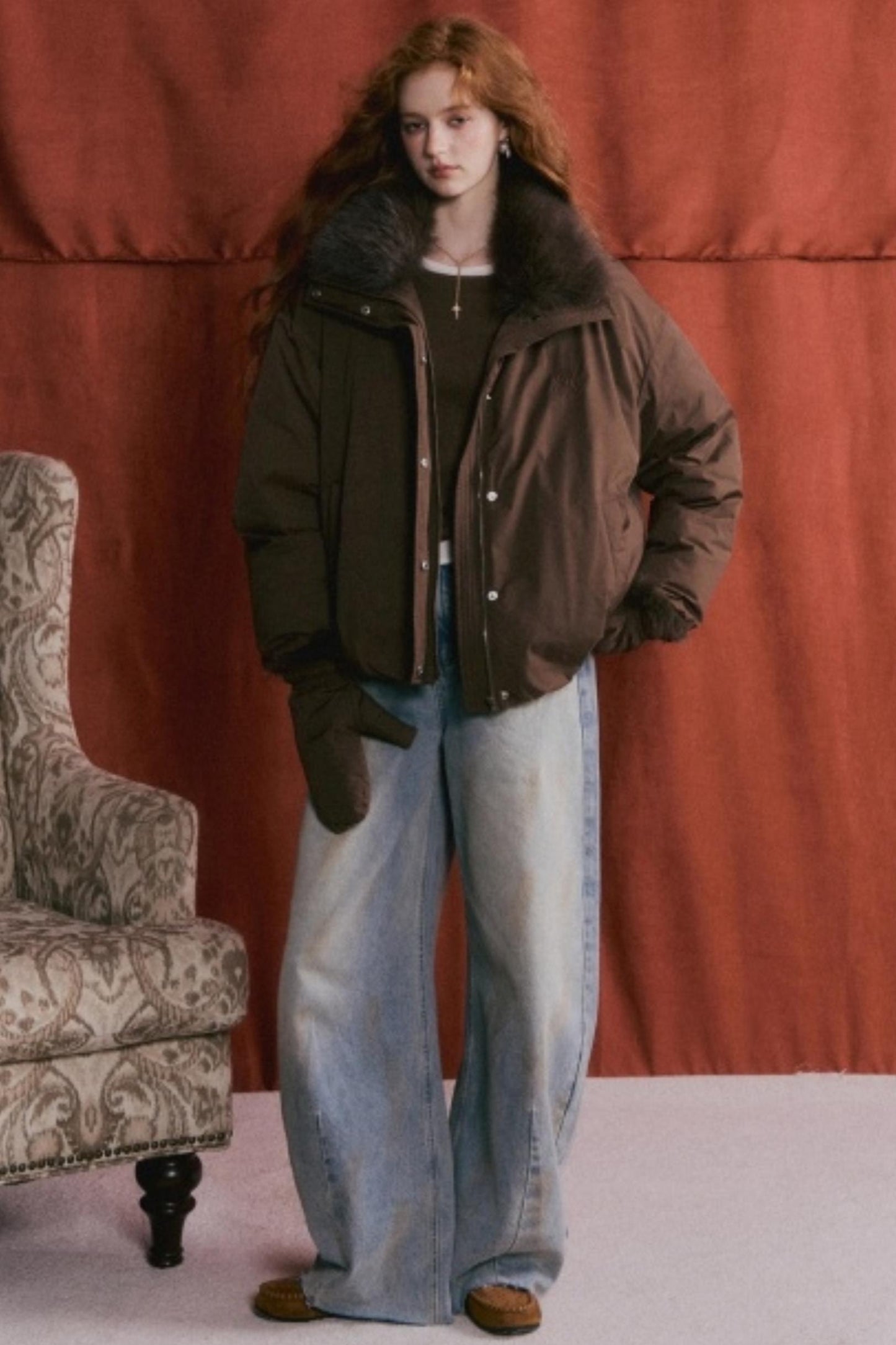 Vintage Distressed Denim Pants