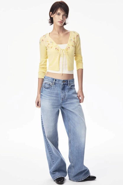 Tencel Summer Knit Cardigan Top