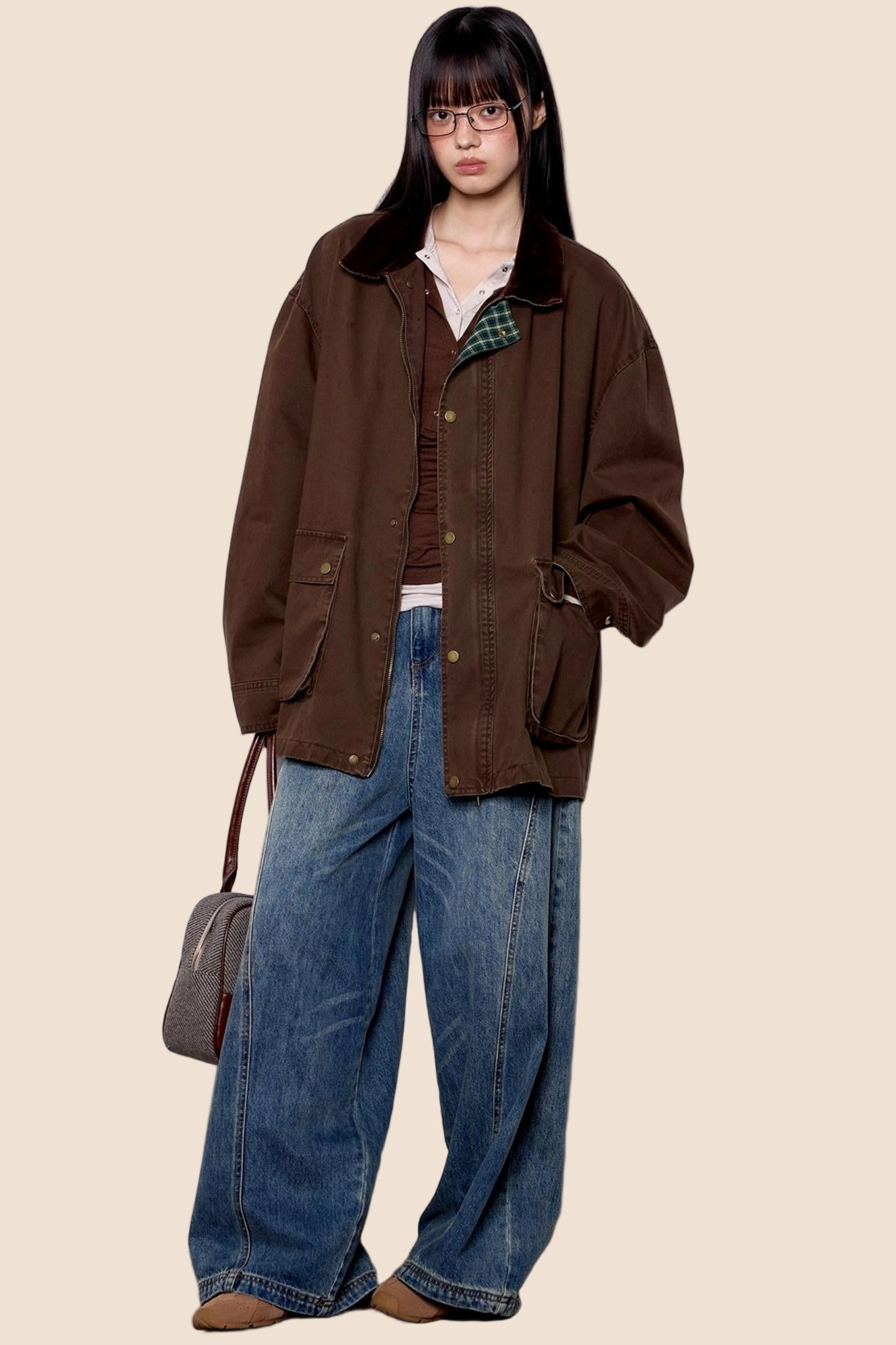 Vintage Cargo Lapel Jacket