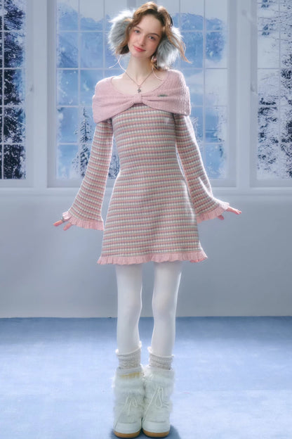 Sweet Dreams Plaid Knit Dress