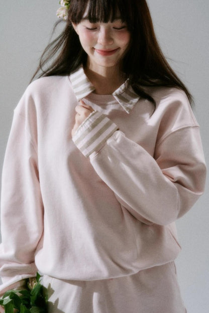 Brilliant Season Sweatshirt Skirt Set-Up