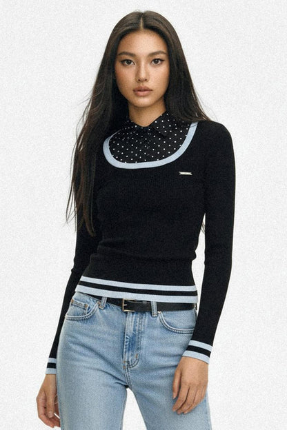 Slim Cotton Layering Tops