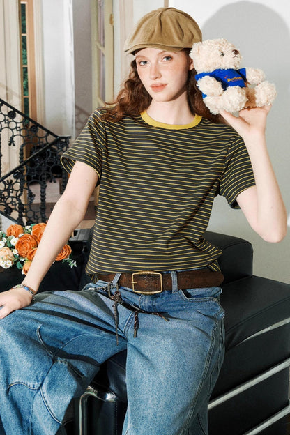 Striped Slim Tee