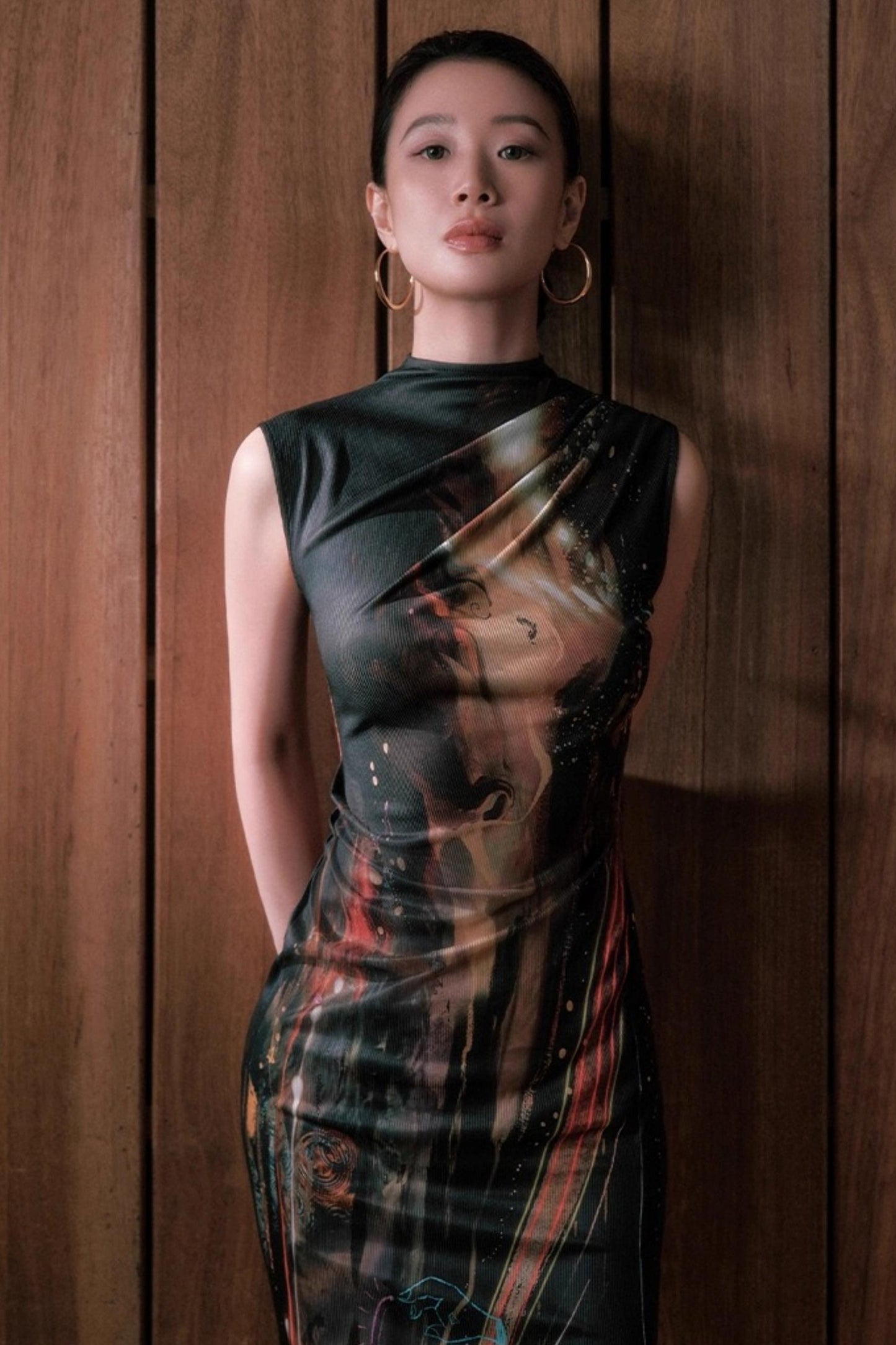 Night City Cheongsam Dress