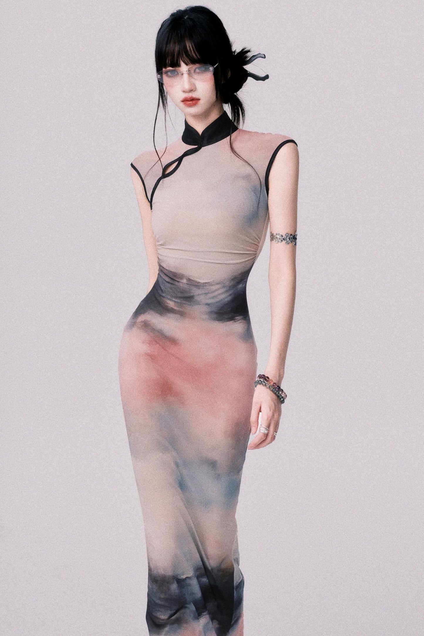 Sunset Cheongsam Dress