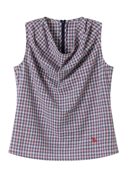 Vintage Chic Sleeveless Swing Top