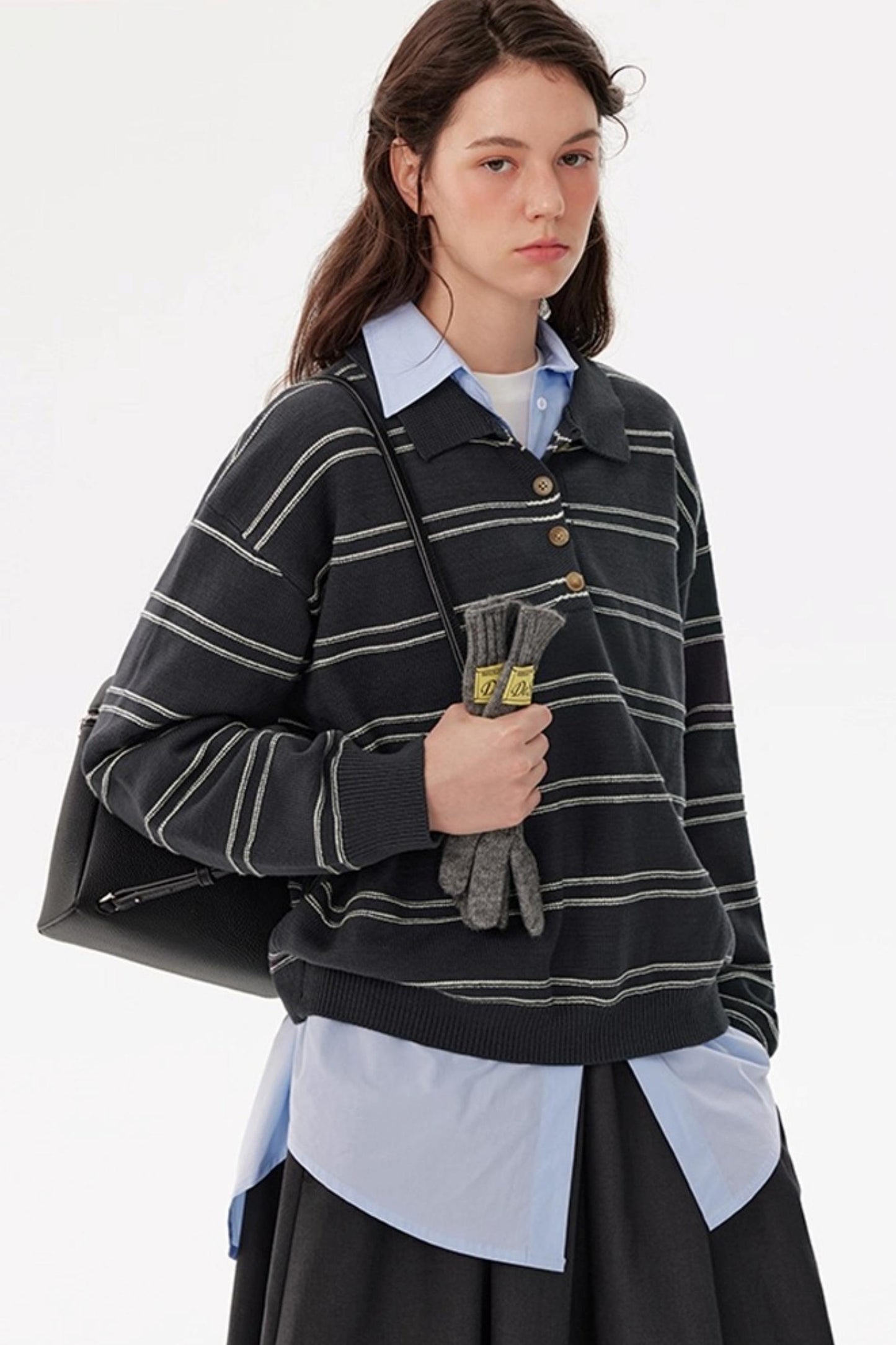 Intellectual Striped Knit Shirt