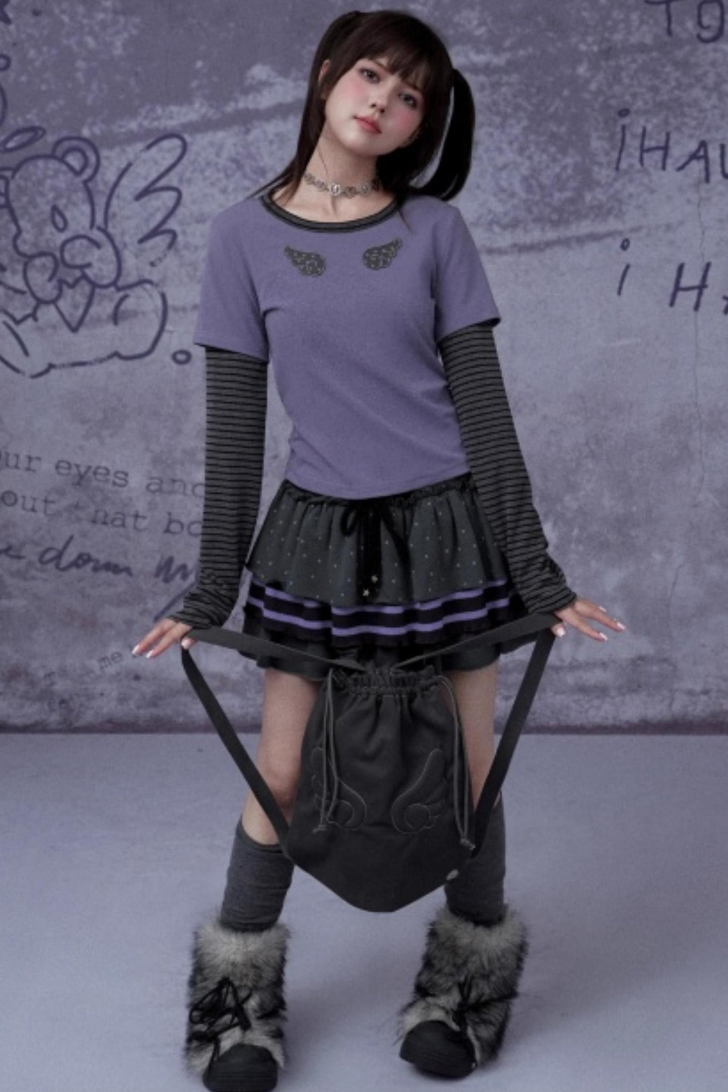 Energetic Striped Autumn Top