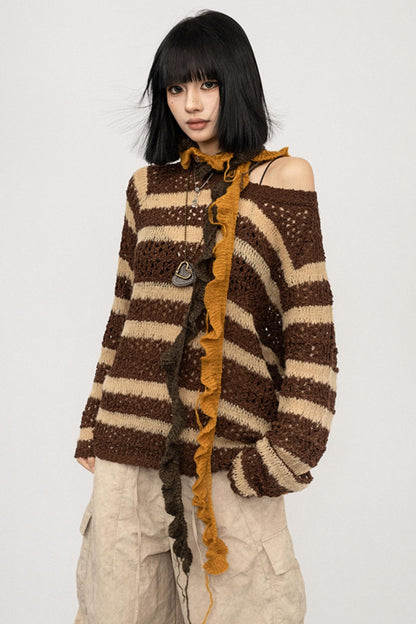 American Striped Knit Top