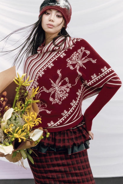 Josephine Ribbon Batwing Sweater