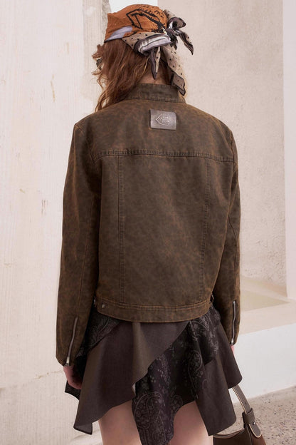 Leopard Flight Jacket