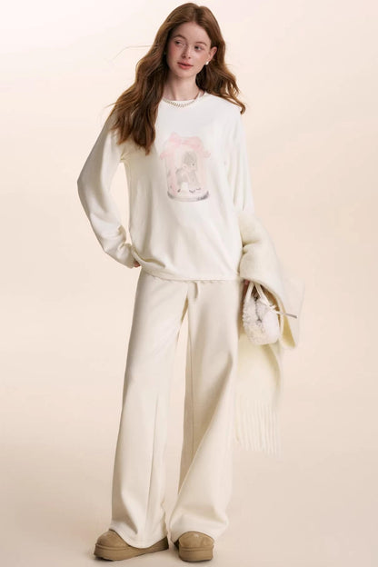 Hand-Painted Pony Print T-Shirt