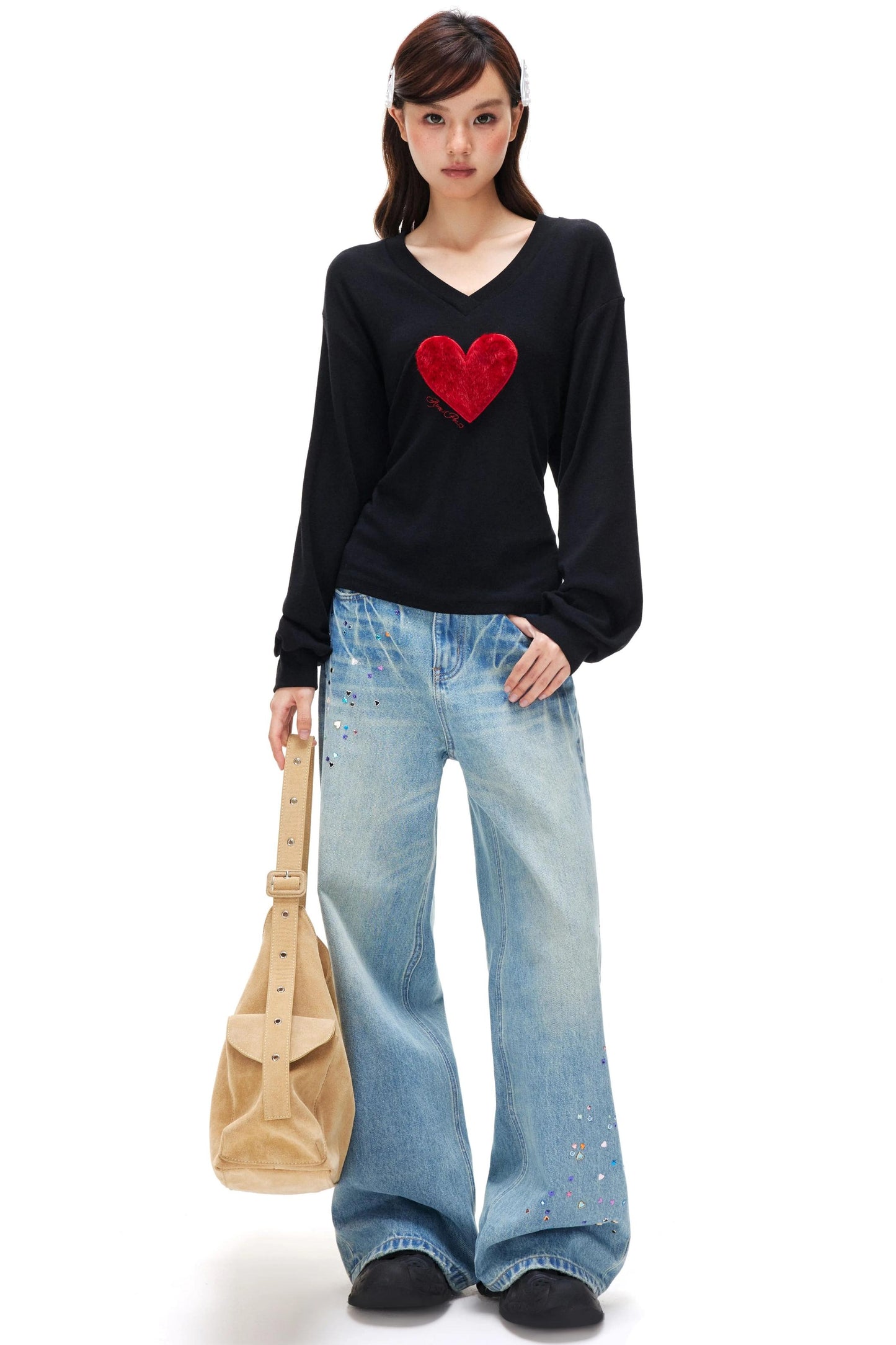 Faux Fur Off-Shoulder Top