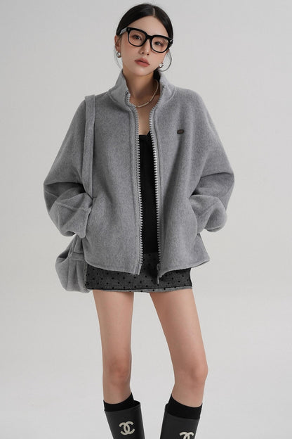 Structured Reversible Wool Jacket