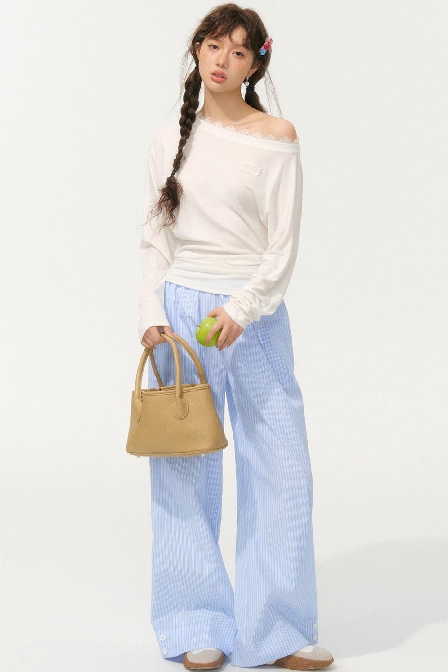 Striped Island Casual Pants