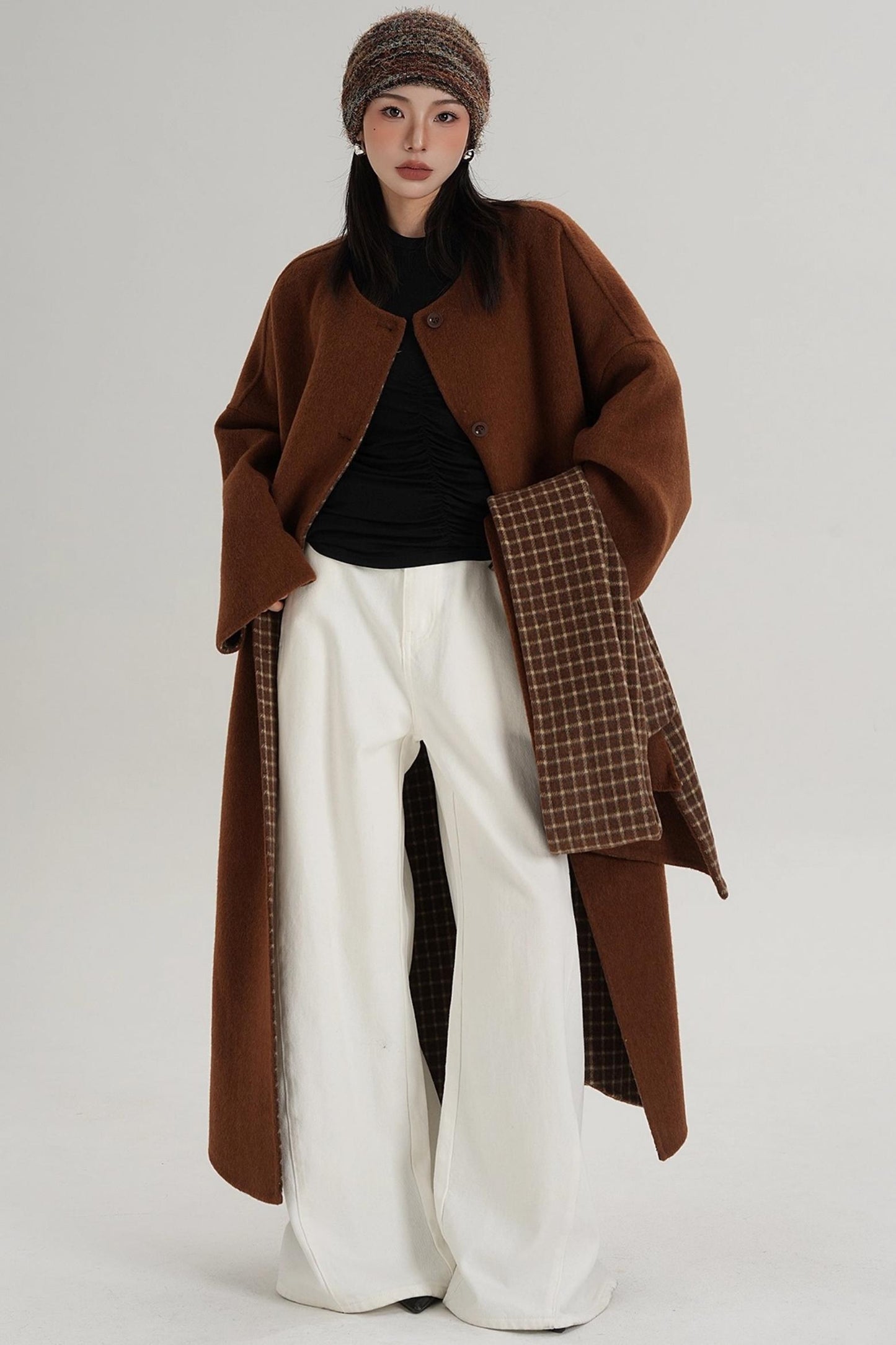 Classic Wool Tweed Coat