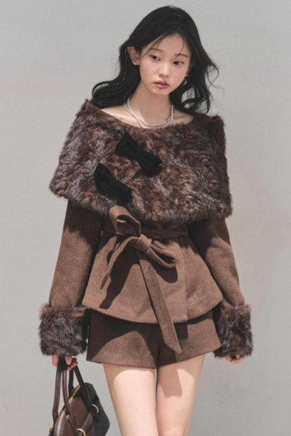 French Light Luxury Winter Coat Set-Up