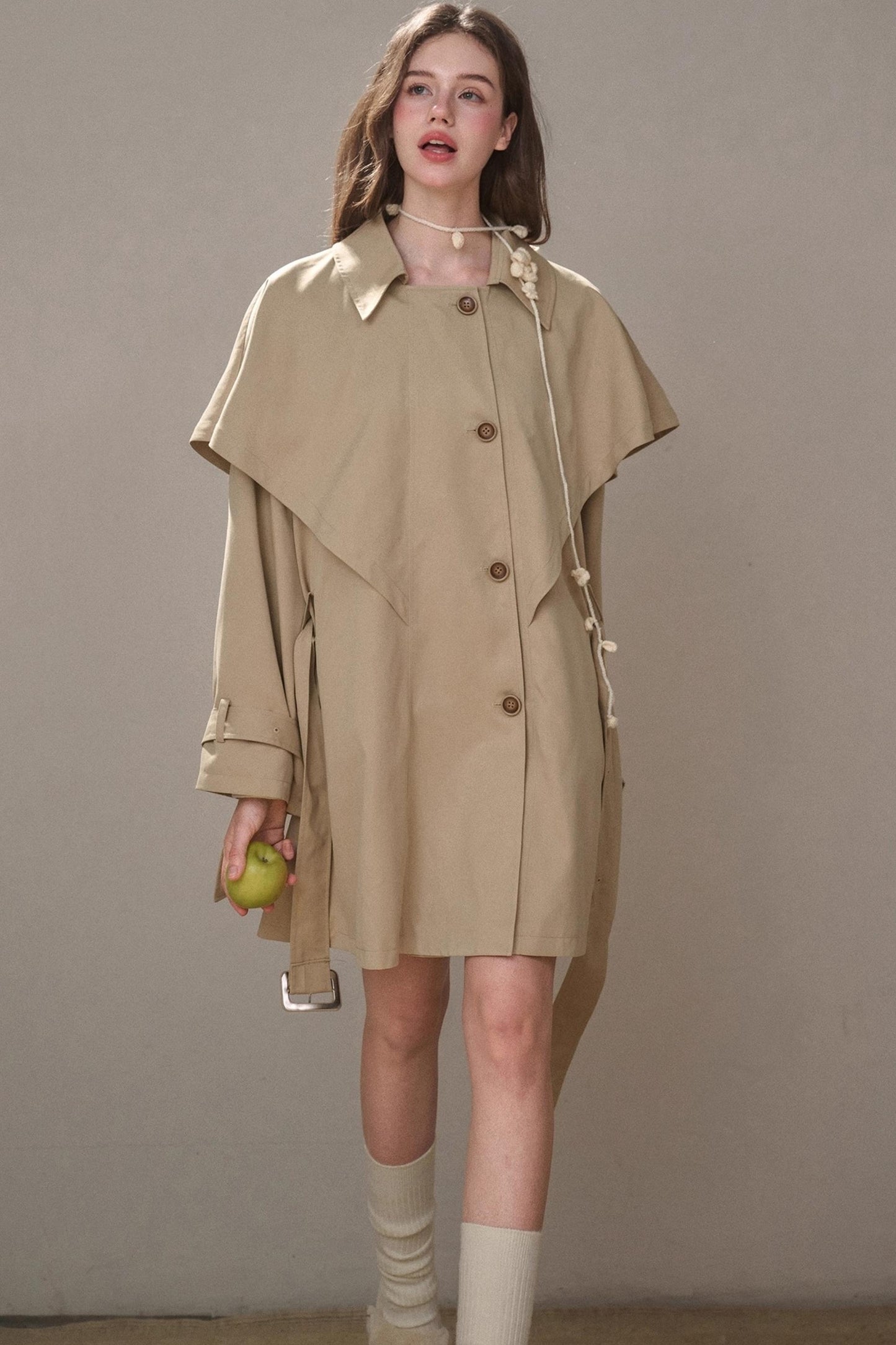Retro Loose Trench Coat