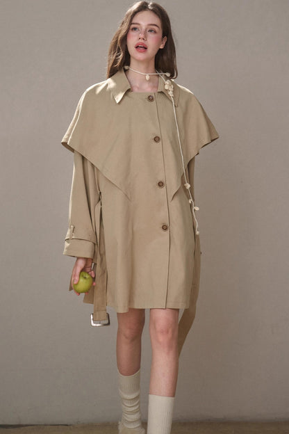 Retro Loose Trench Coat