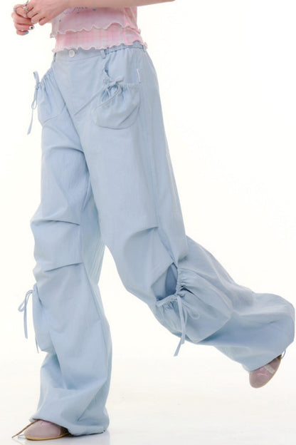 High-Waisted Wide-Leg Trousers