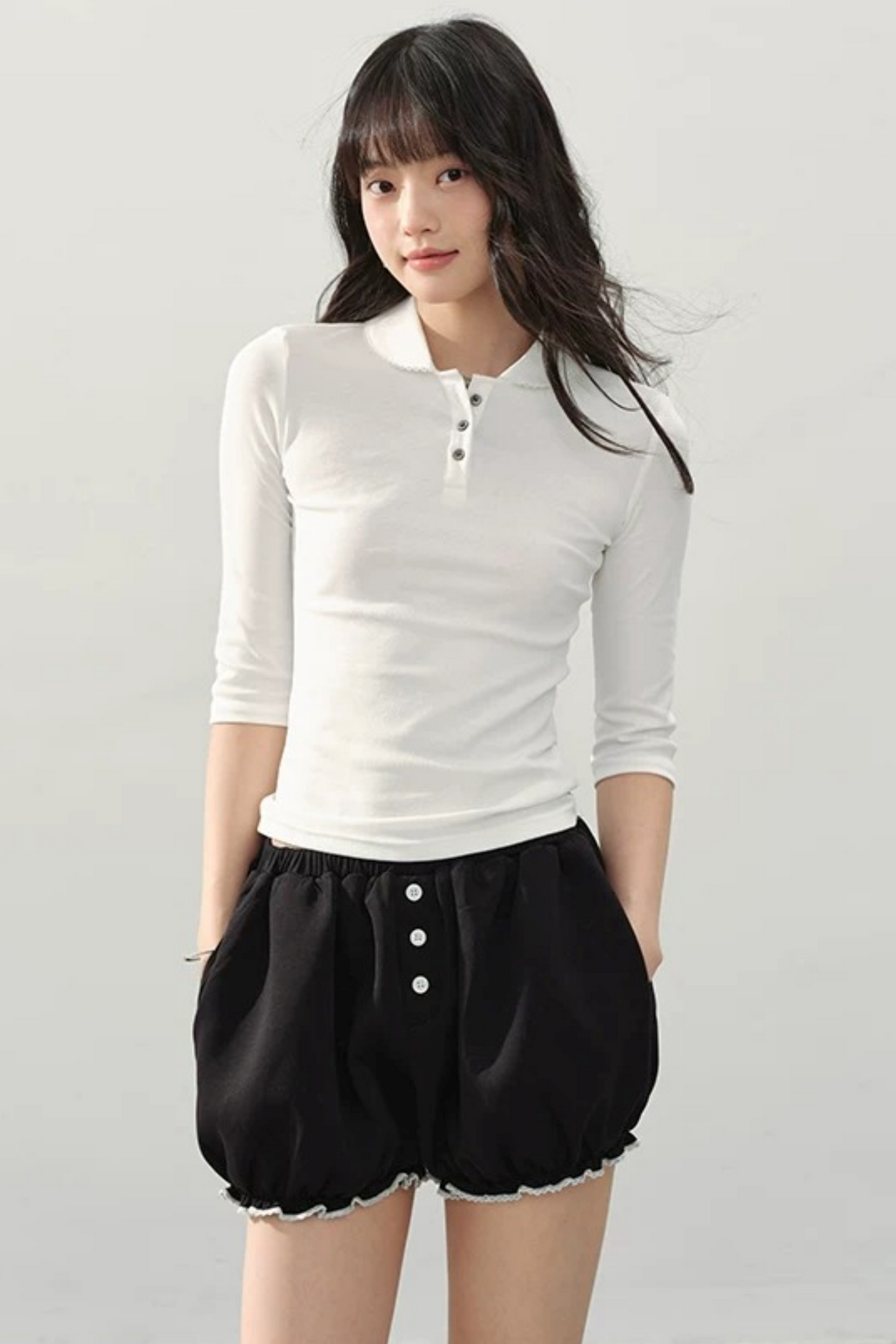 Letter from the Mist Polo Blouse