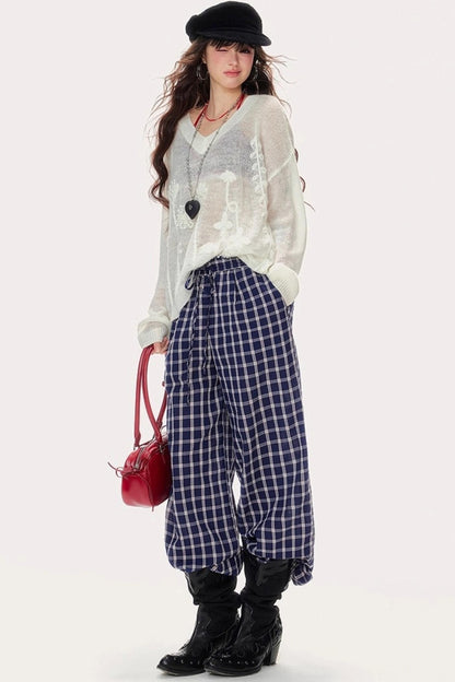 Cut-Out Knitted Sweater