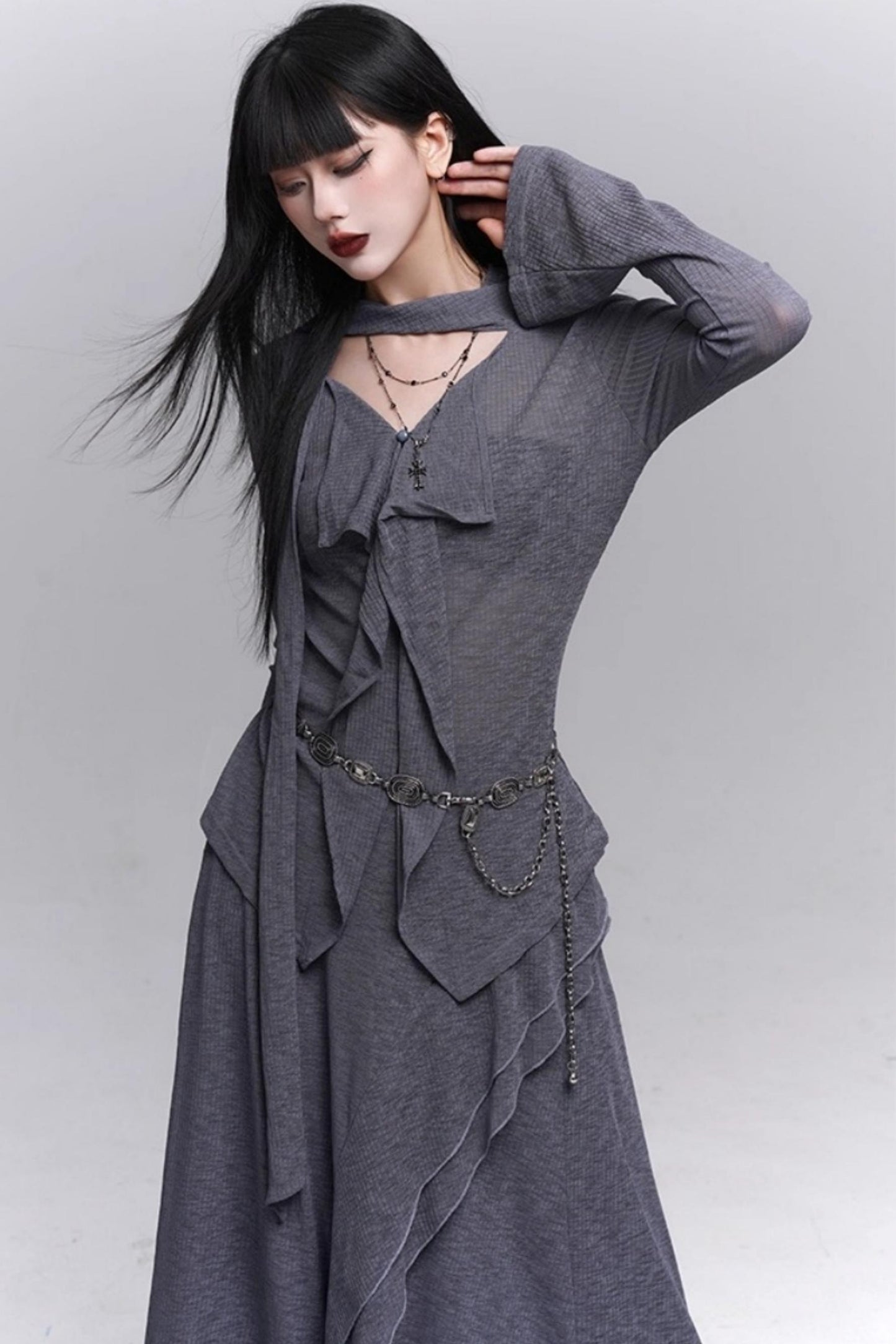 Autumn Korean Suit Skirt Set-Up