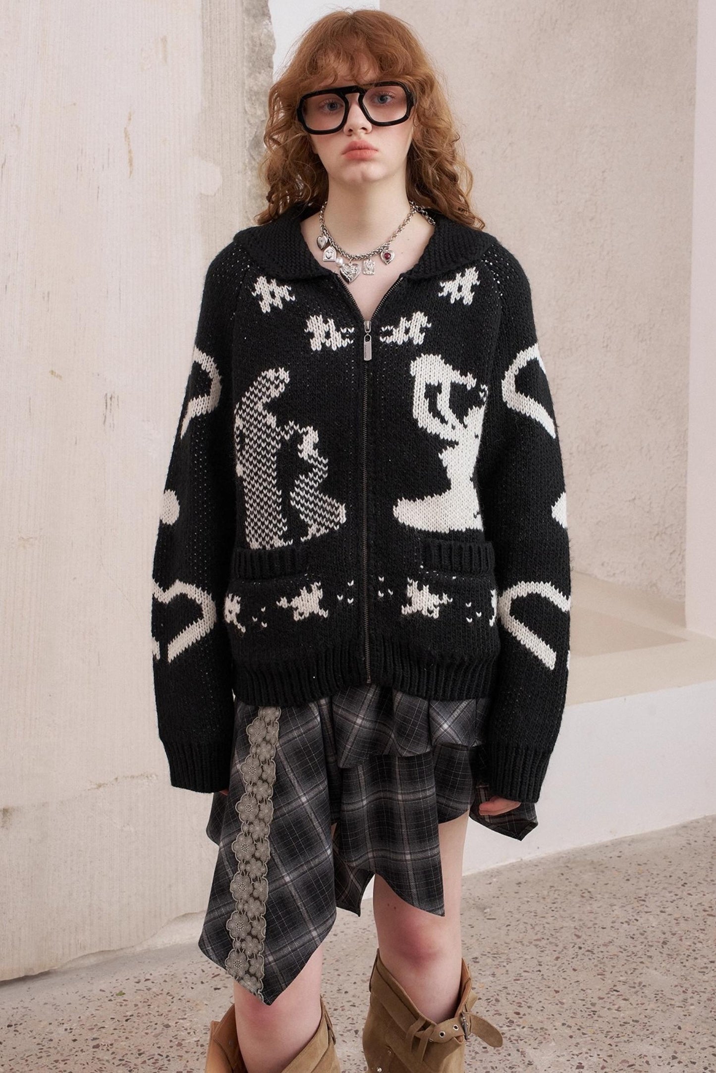 Warm Yarn Knitted Cardigan