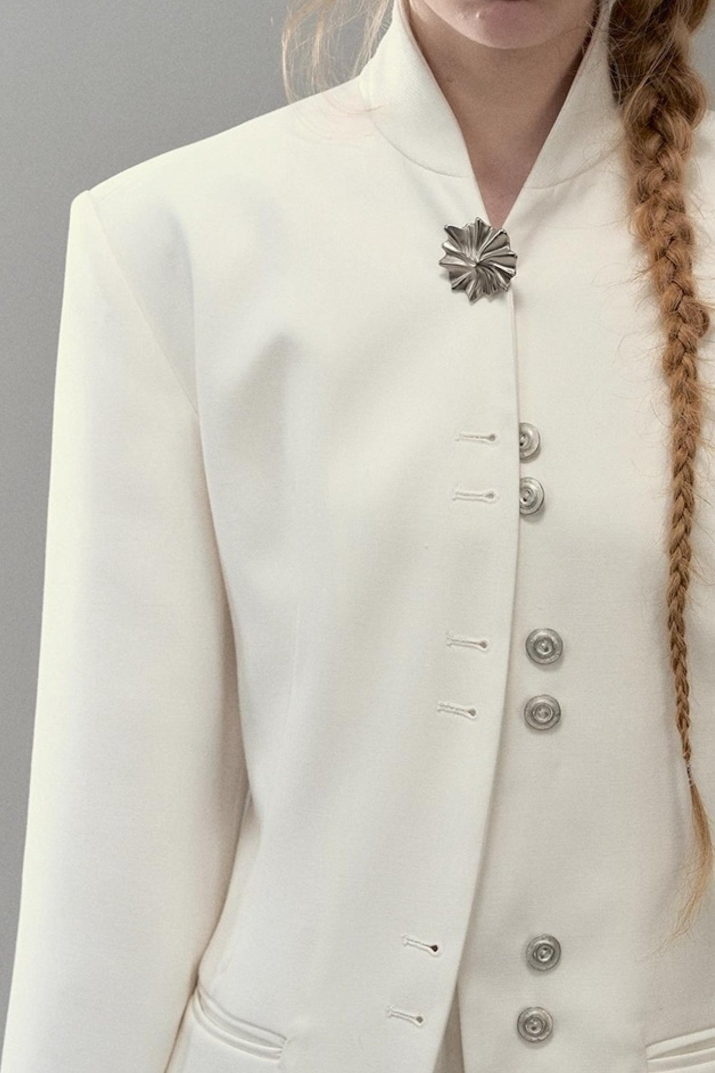 Shoulder Cut Moon Marks Blazer