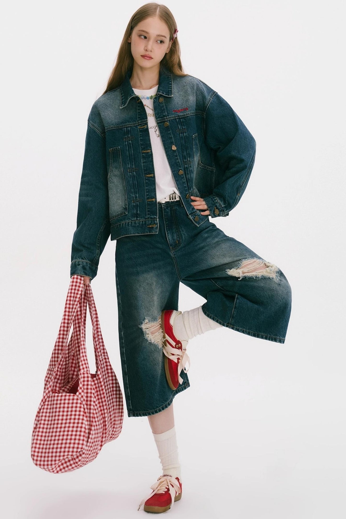 Vintage Washed Denim Jacket