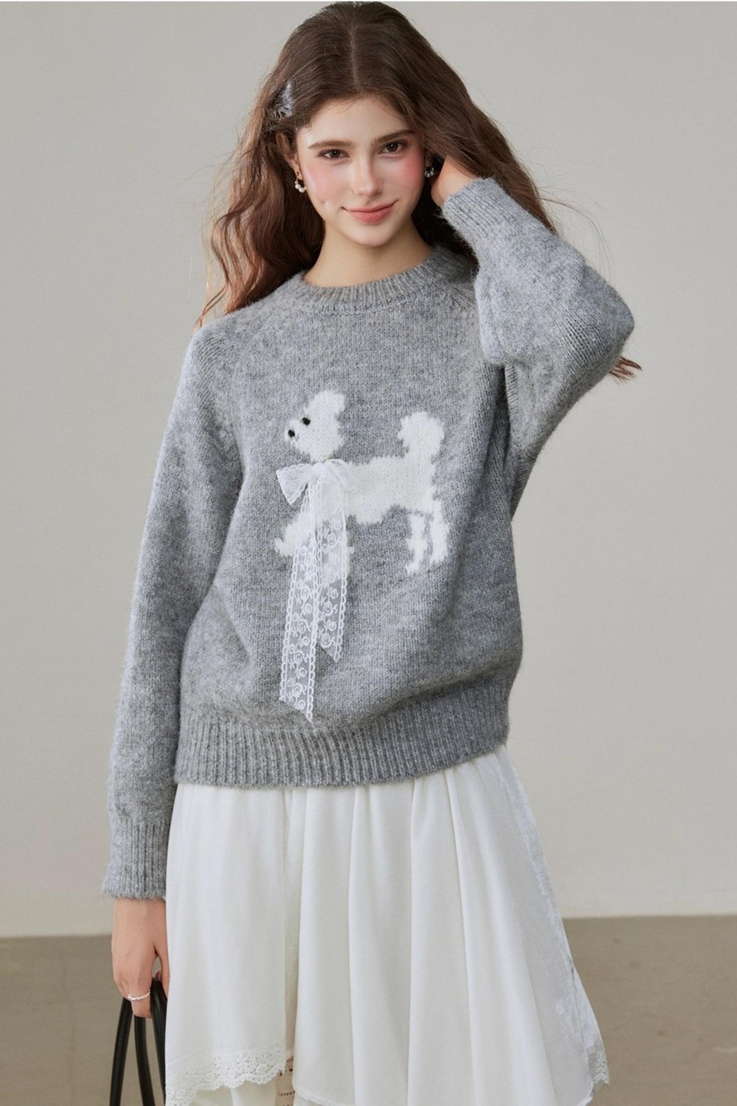 Winter White A-Line Skirt