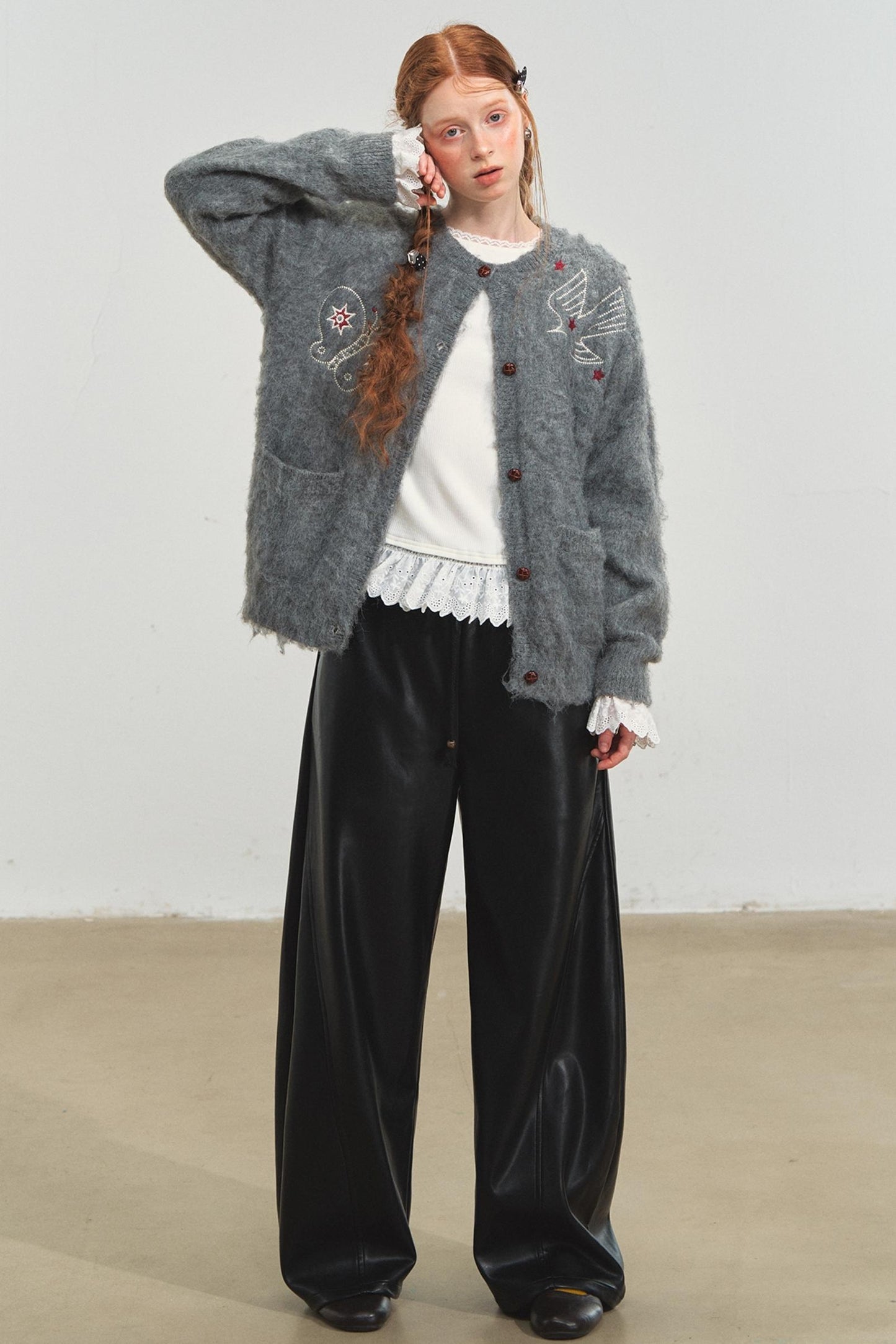 Relaxed Leather Pants