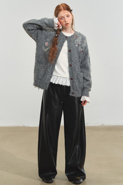 Relaxed Leather Pants