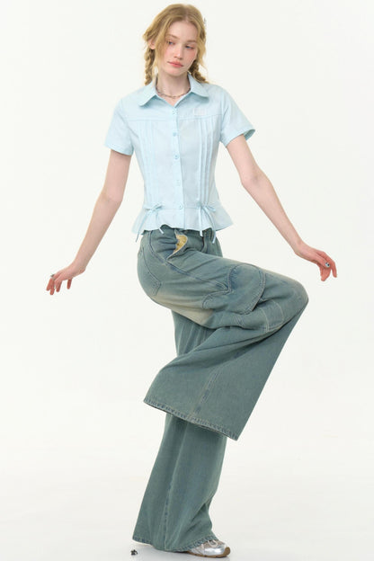 Summer Wide-Leg Jeans