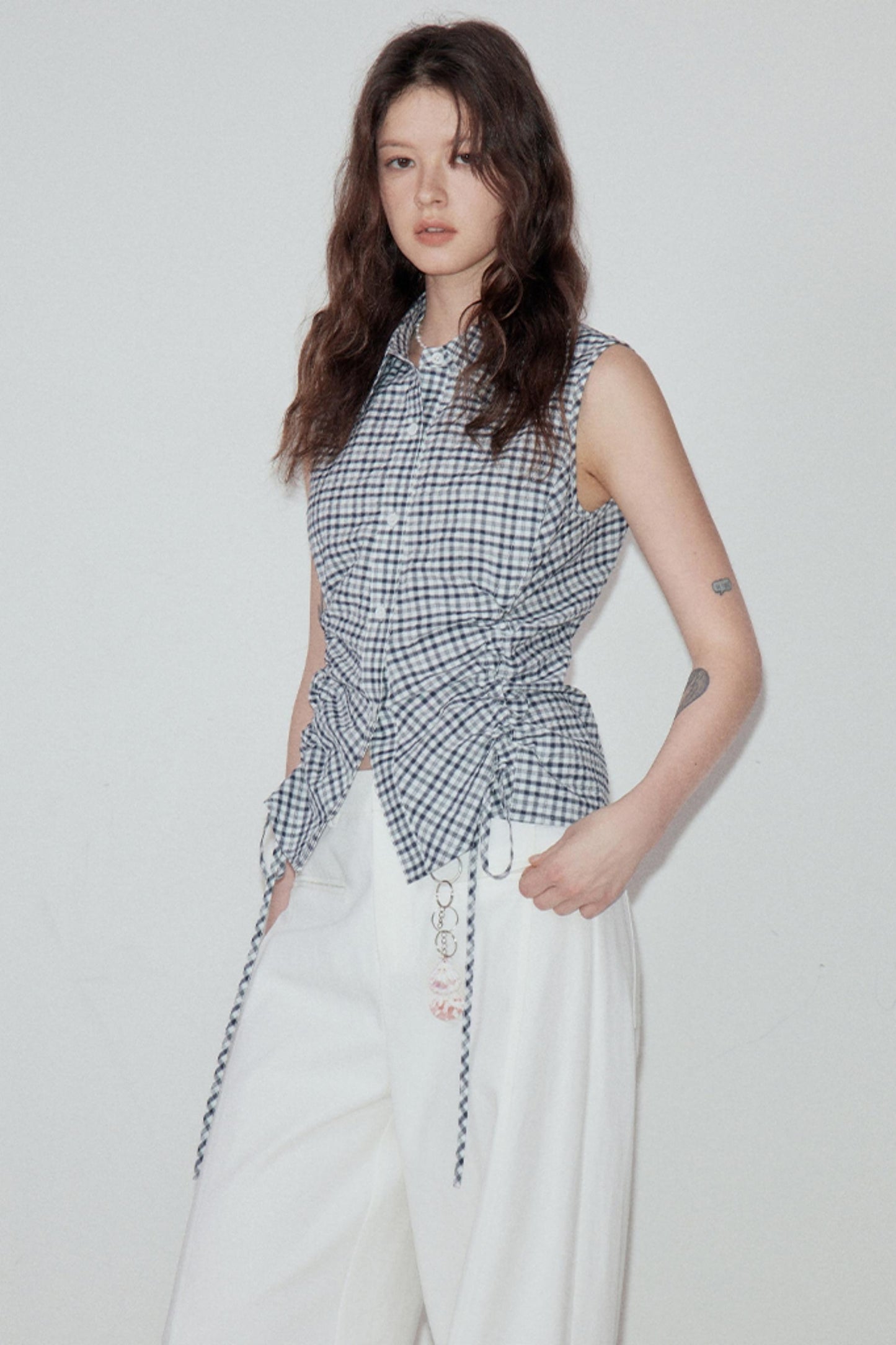 Summer Plaid Shirt Pants Set-Up