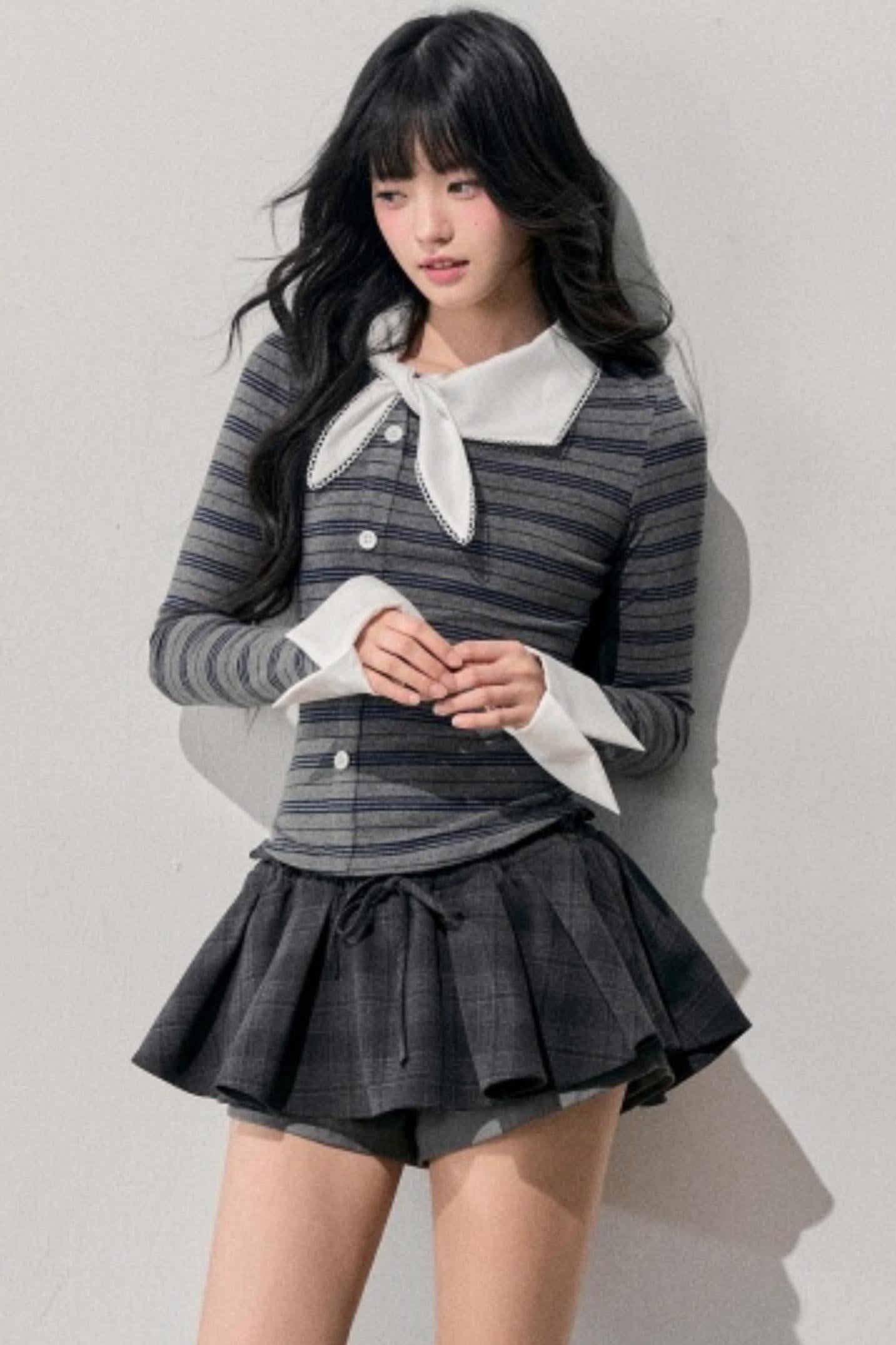 Unsent Mailbox Striped Top