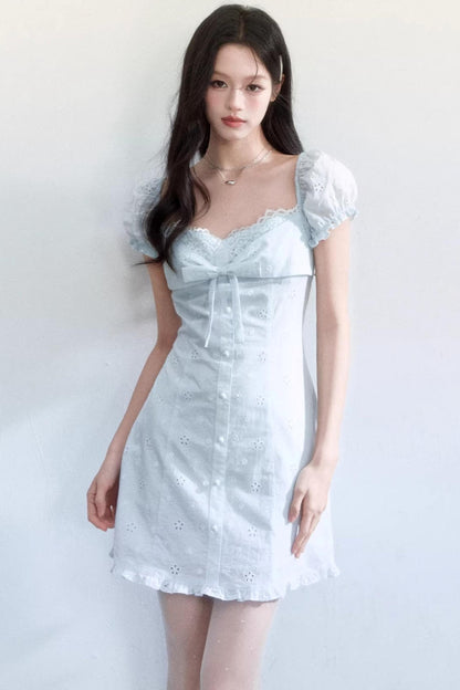 Light Blue Lace Dress