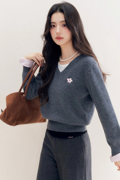 Blokette Loose Knit Trousers