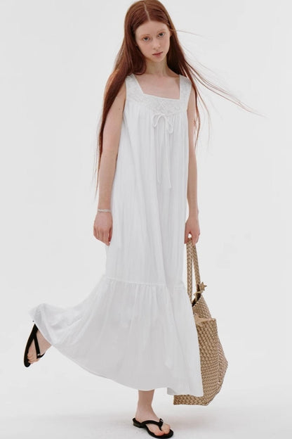 Seaside Lace Summer Dress