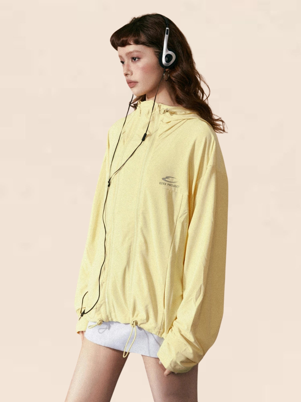 Hooded Regular Long Sleeved Loose Jacket