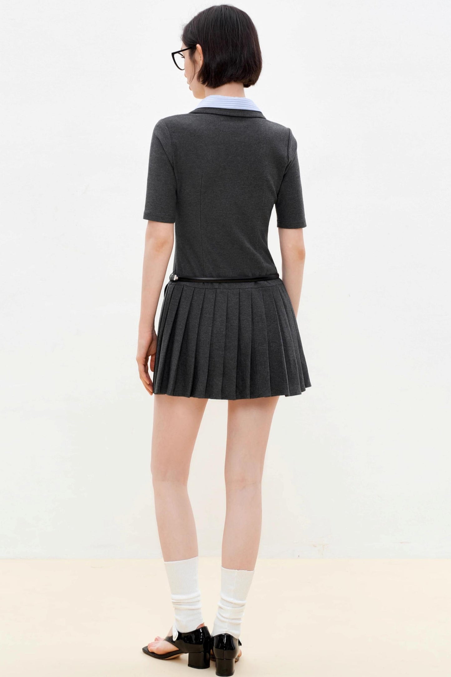 Summer Colorblock Polo Dress