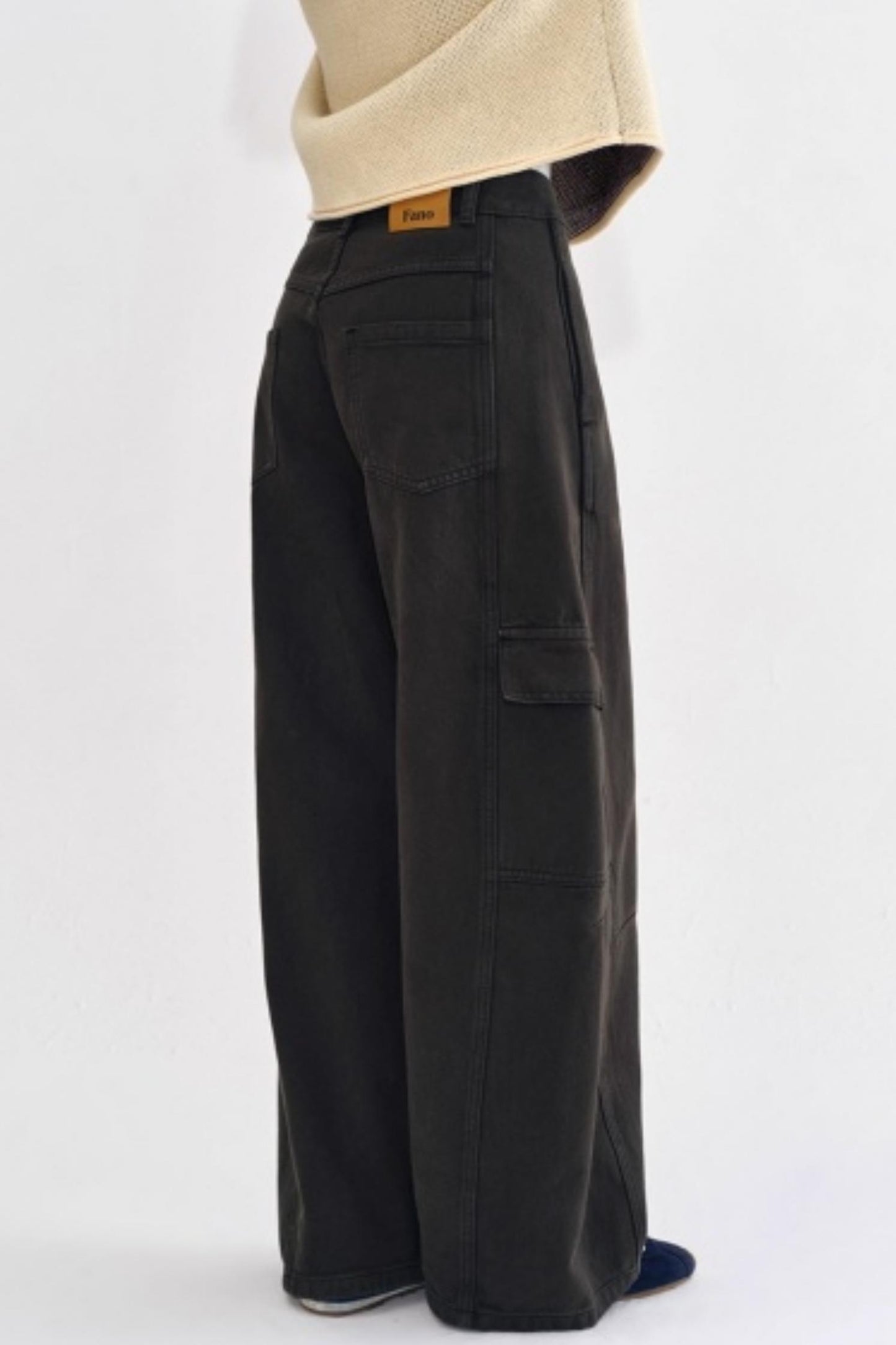 Architectural Silhouette Work Pants