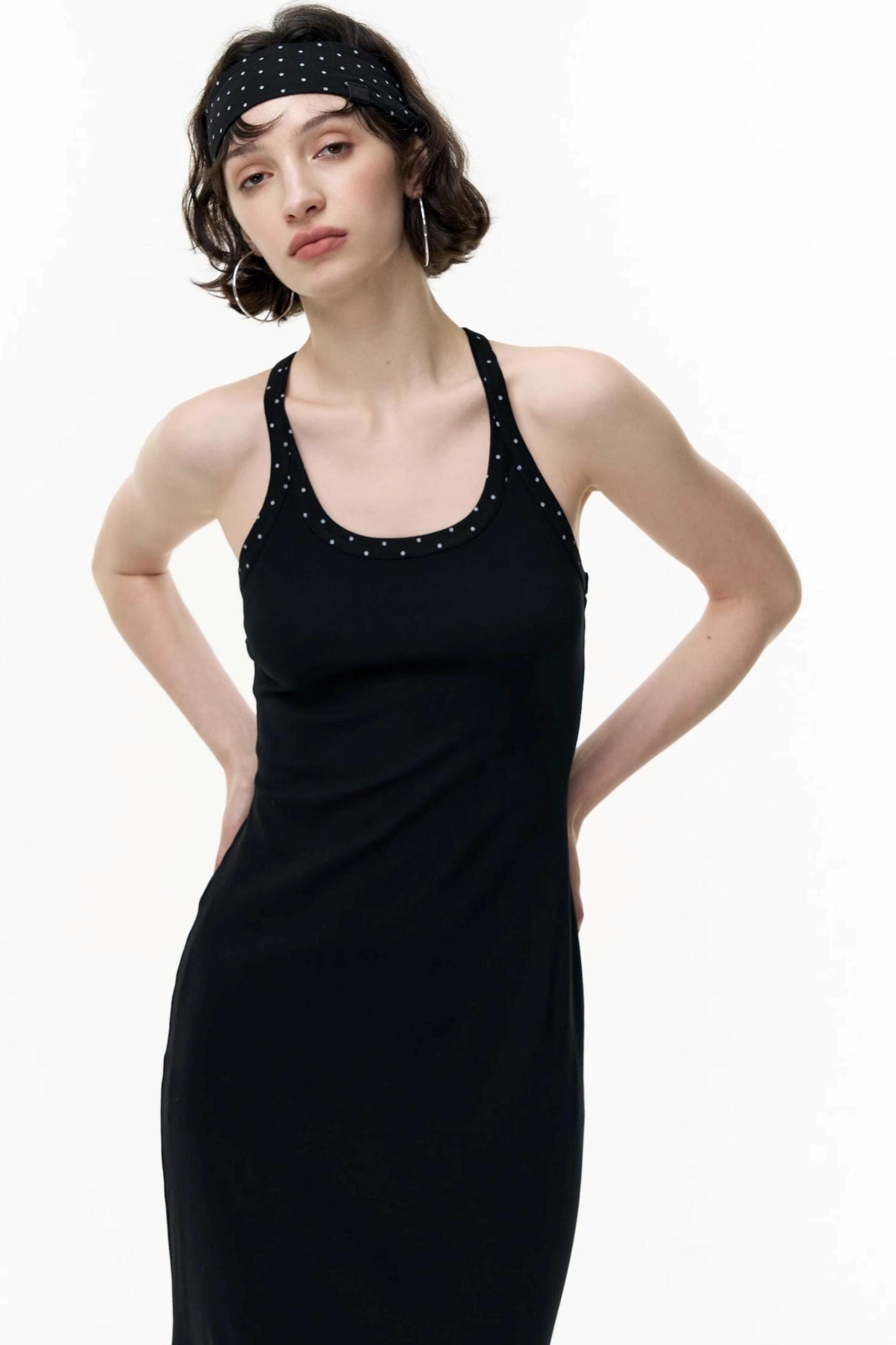 Autumn Striped Camisole Dress