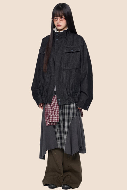 Autumn Vintage Denim Jacket