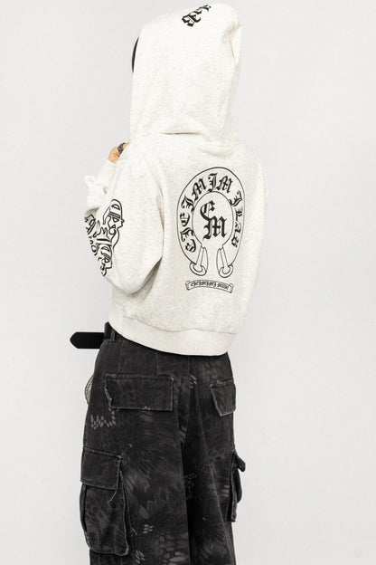 Autumn Hooded Vintage Top