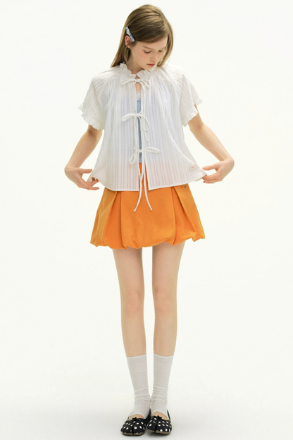 Love Thoughts Ruffled Edge Top